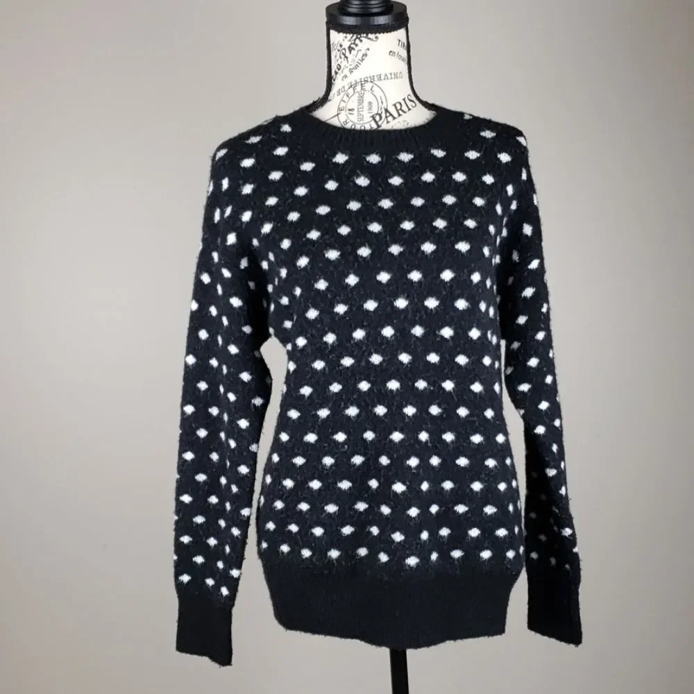 {John + Jenn} Anthropologie polka dot sweater - Picture 2 of 7